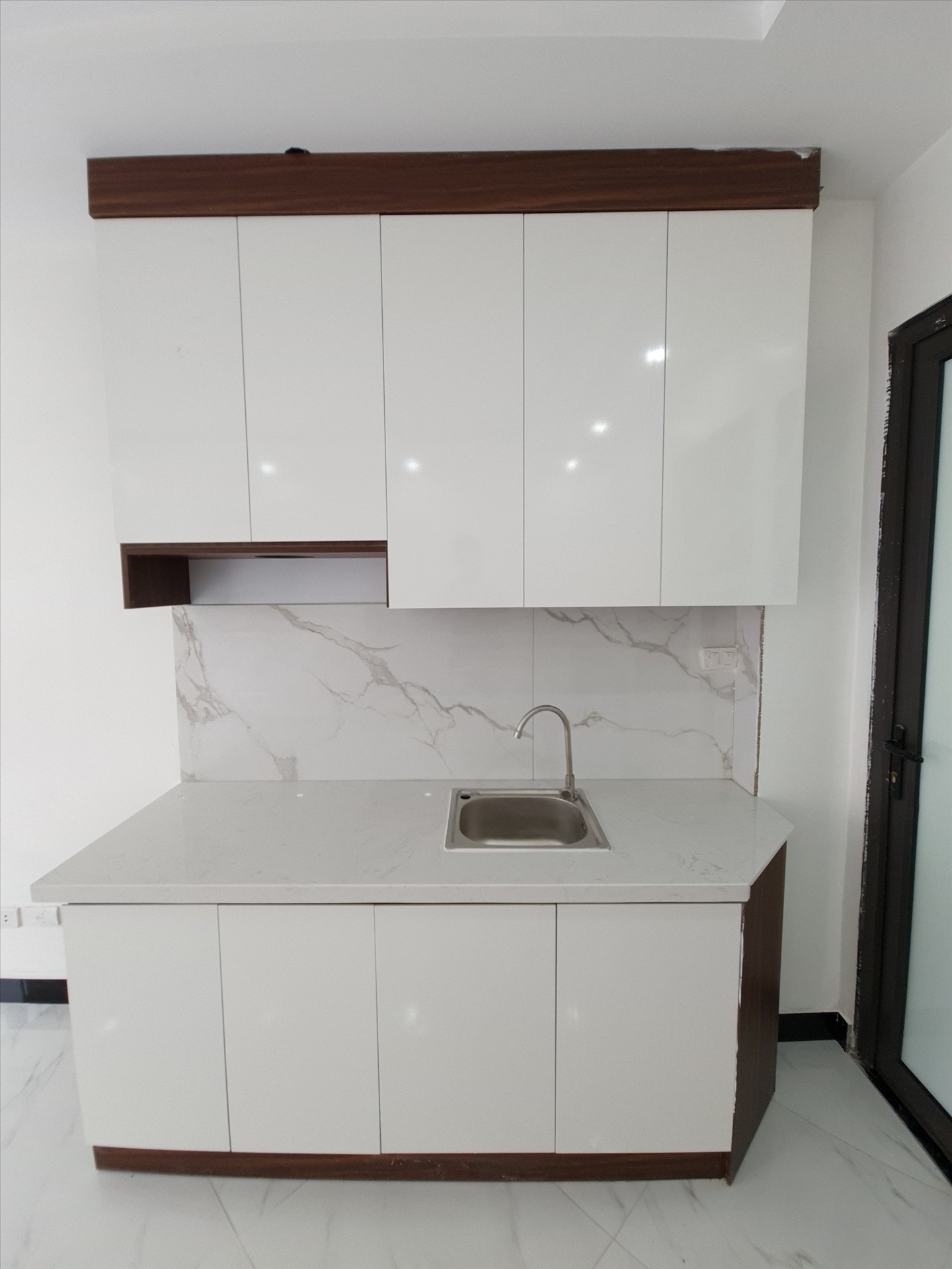 Phòng trọ Studio 35m2 tại THT Land Trịnh Đình Cửu - Hoàng Mai - Phòng bếp