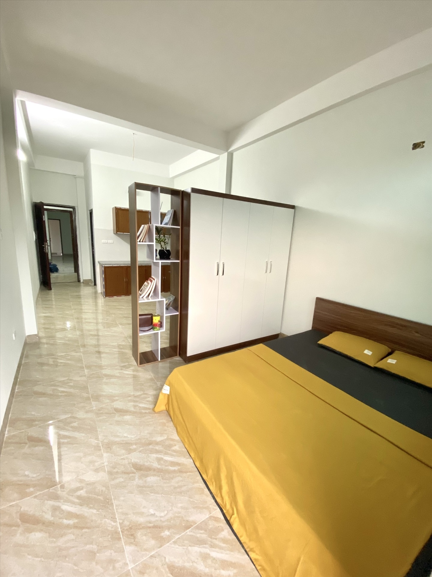 Phòng trọ Studio 38m2 tại THT Land 1 Kim Giang - Hoàng Mai - Phòng ngủ