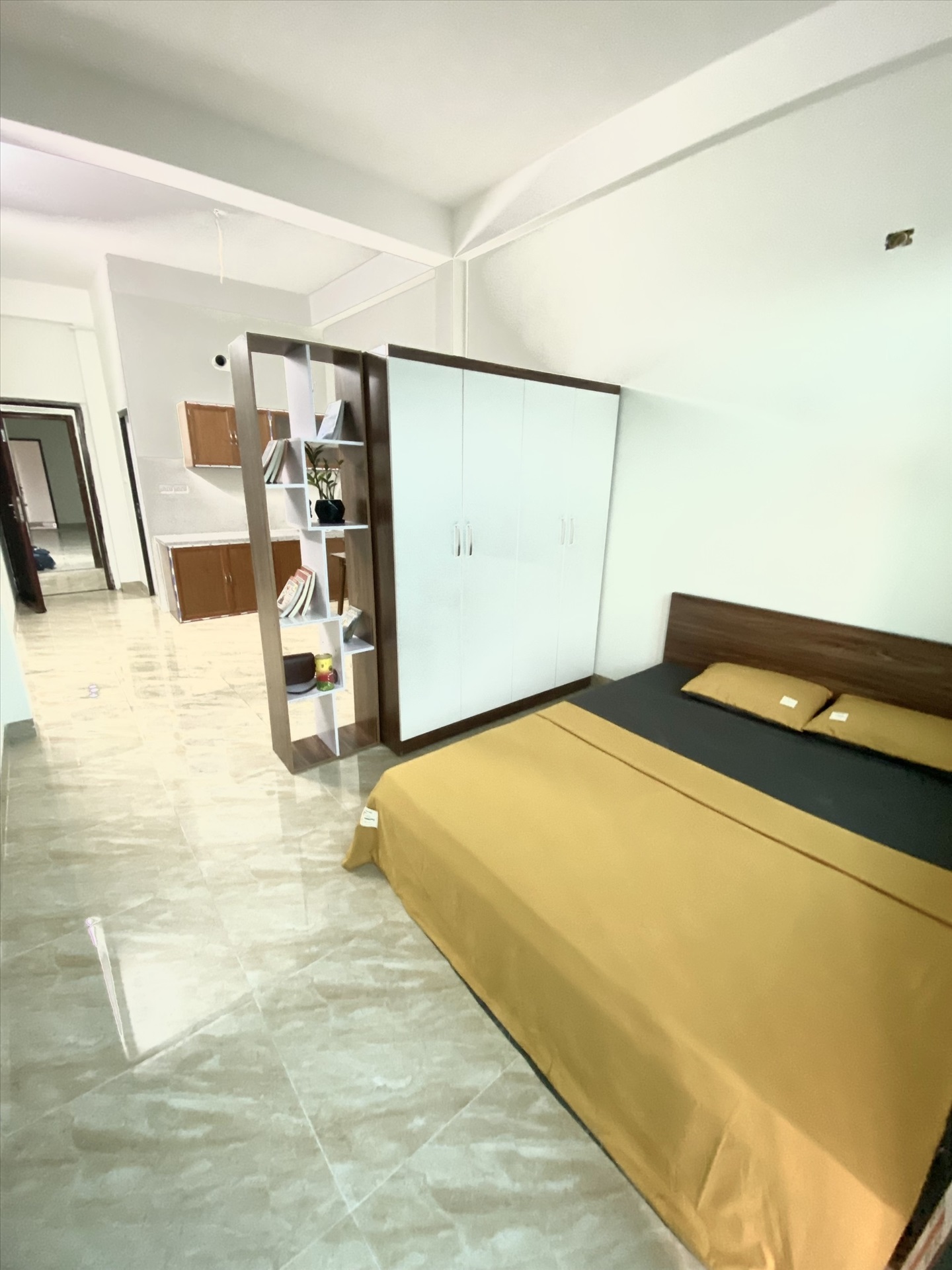 Phòng trọ Studio 38m2 tại THT Land 1 Kim Giang - Hoàng Mai - Phòng ngủ