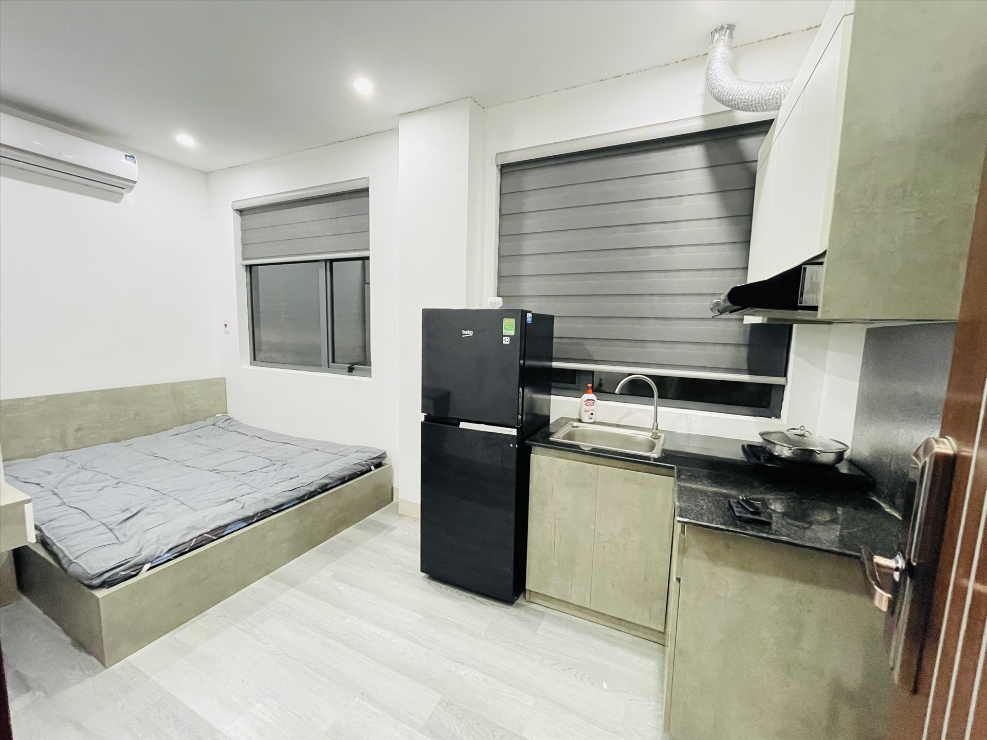 Phòng trọ Studio 30m2 tại THT Land Nhân Hòa - Thanh Xuân - Phòng ngủ