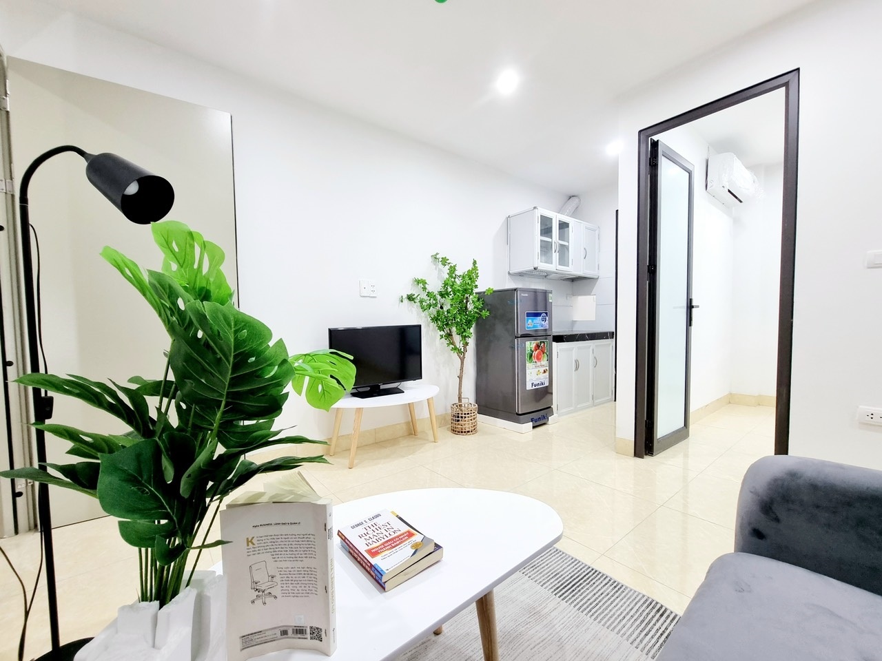 Phòng trọ 1 Phòng ngủ 35m2 tại THT Land 1 Khương Đình - Thanh Xuân - Phòng khách