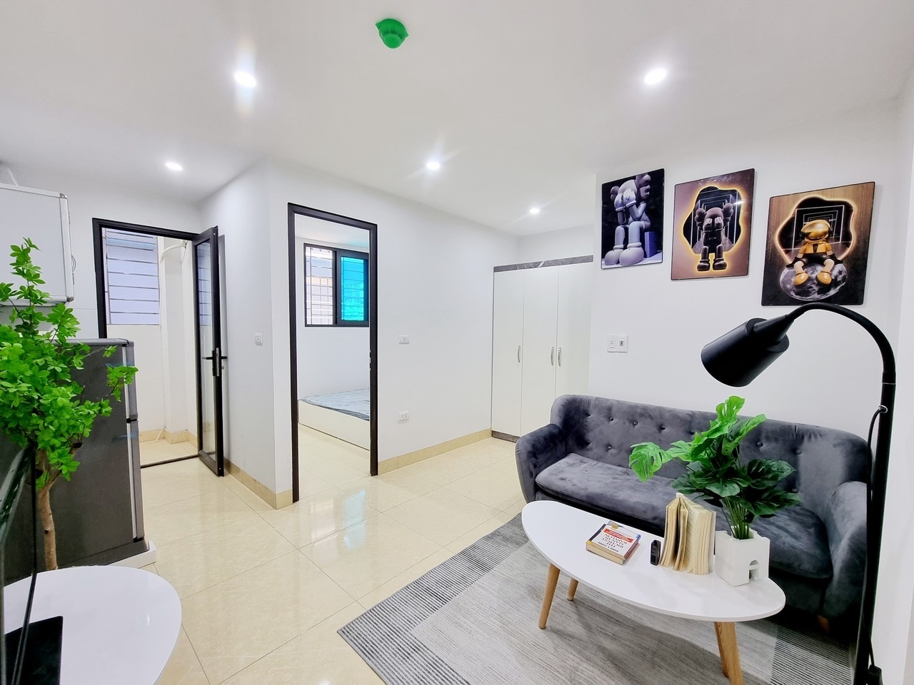 Phòng trọ 1 Phòng ngủ 35m2 tại THT Land 1 Khương Đình - Thanh Xuân - Phòng khách