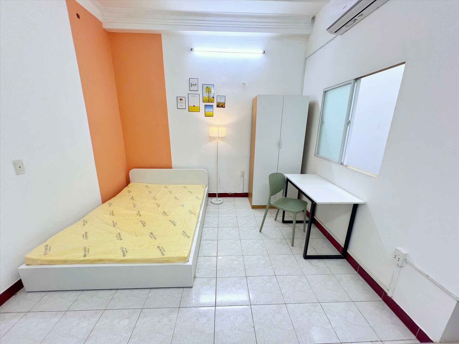 Phòng trọ Studio 20m2 tại KN House Bàu Cát 1 - Tân Bình - Phòng ngủ