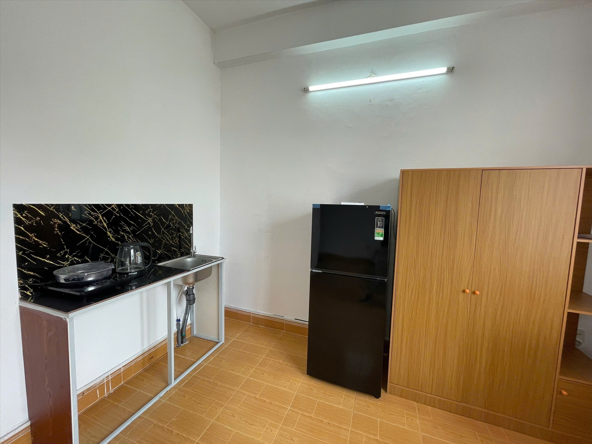 Phòng trọ Studio 30m2 tại Jinjoo Home Yên Thế - Tân Bình - Phòng bếp