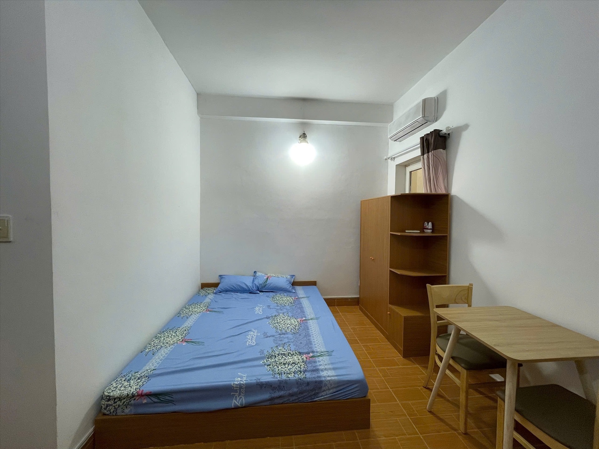 Phòng trọ Studio 25m2 tại Jinjoo Home Yên Thế - Tân Bình - Phòng ngủ