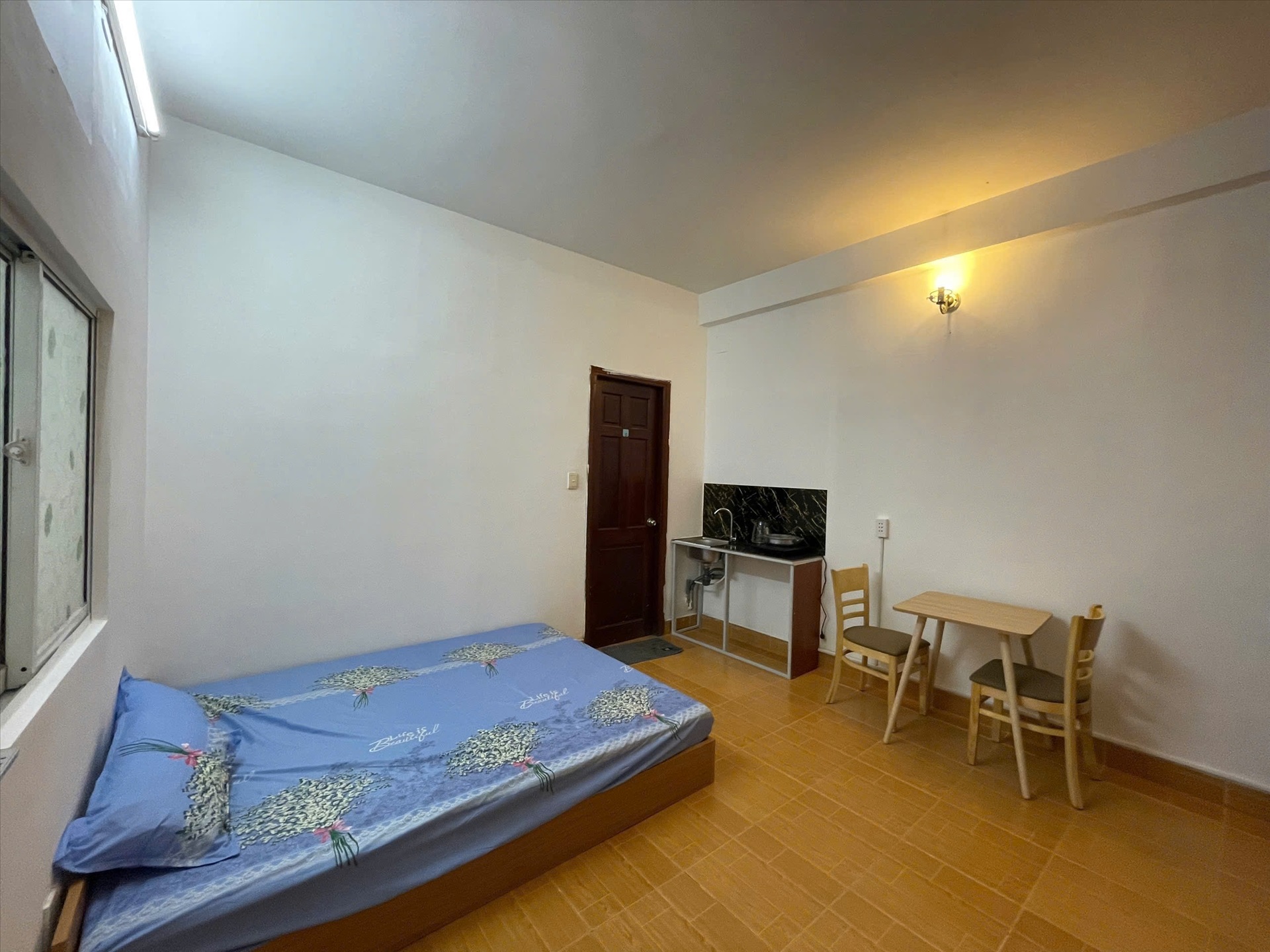 Phòng trọ Studio 25m2 tại Jinjoo Home Yên Thế - Tân Bình - Phòng ngủ