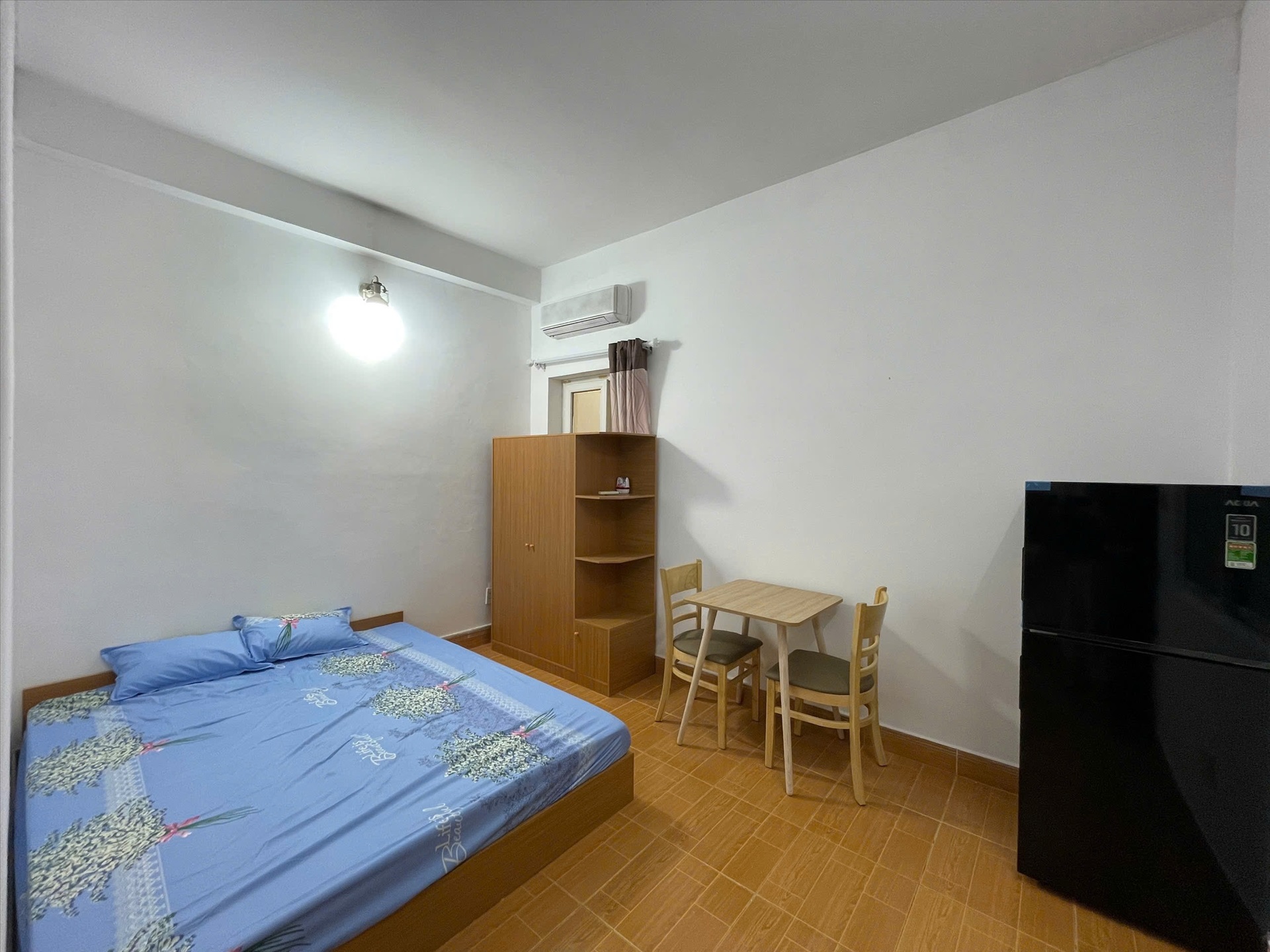 Phòng trọ Studio 25m2 tại Jinjoo Home Yên Thế - Tân Bình - Phòng ngủ