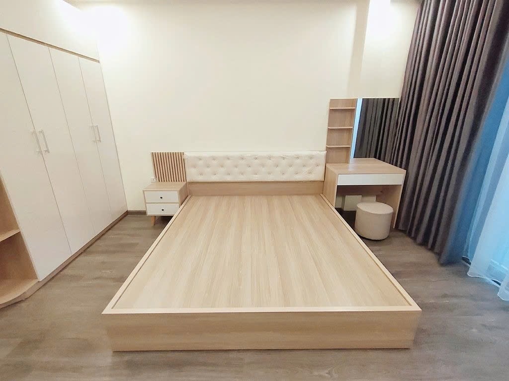 Phòng trọ Studio 25m2 tại PTC House Hoa Bằng - Cầu Giấy  - Phòng ngủ