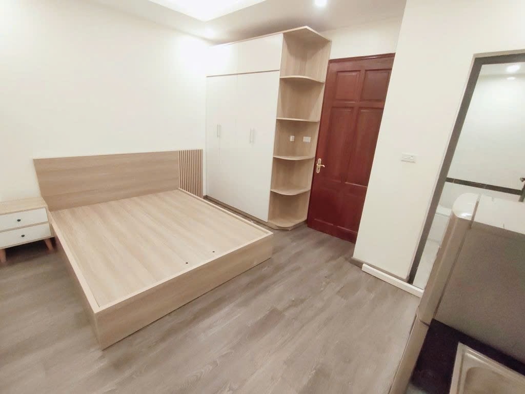 Phòng trọ Studio 25m2 tại PTC House Hoa Bằng - Cầu Giấy  - Phòng ngủ