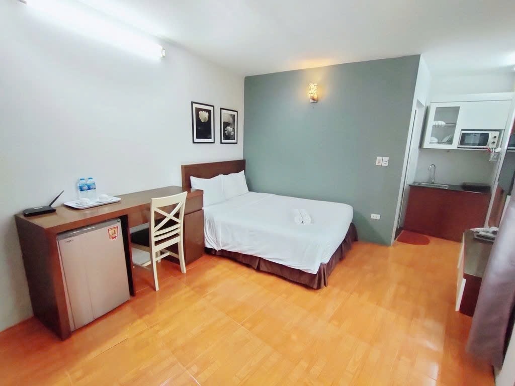 Phòng trọ Studio 30m2 tại PTC Houe Trần Duy Hưng - Cầu Giấy  - Phòng ngủ