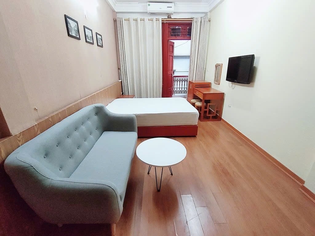 Phòng trọ Studio 25m2 tại PTC House Thuốc Bắc - Hoàn Kiếm  - Phòng ngủ