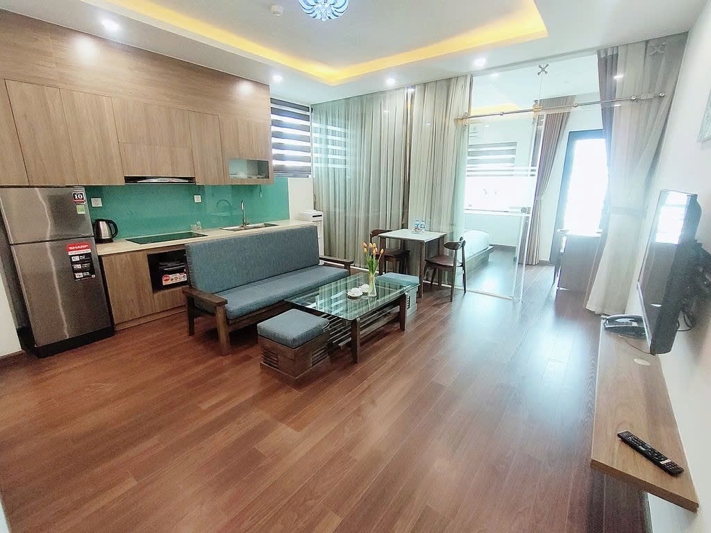 Phòng trọ 1 Phòng ngủ 45m2 tại PTC House Trần Thái Tông - Cầu Giấy  - Phòng bếp