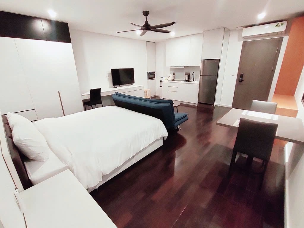 Phòng trọ Studio 40m2 tại PTC House Đội Cấn - Ba Đình  - Phòng ngủ