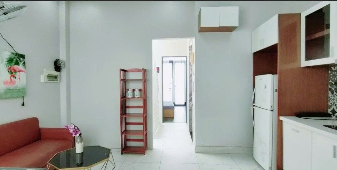 Phòng trọ 1 Phòng ngủ 50m2 tại PTC House 10 Nguyễn Trãi - Quận 1 - Phòng khách