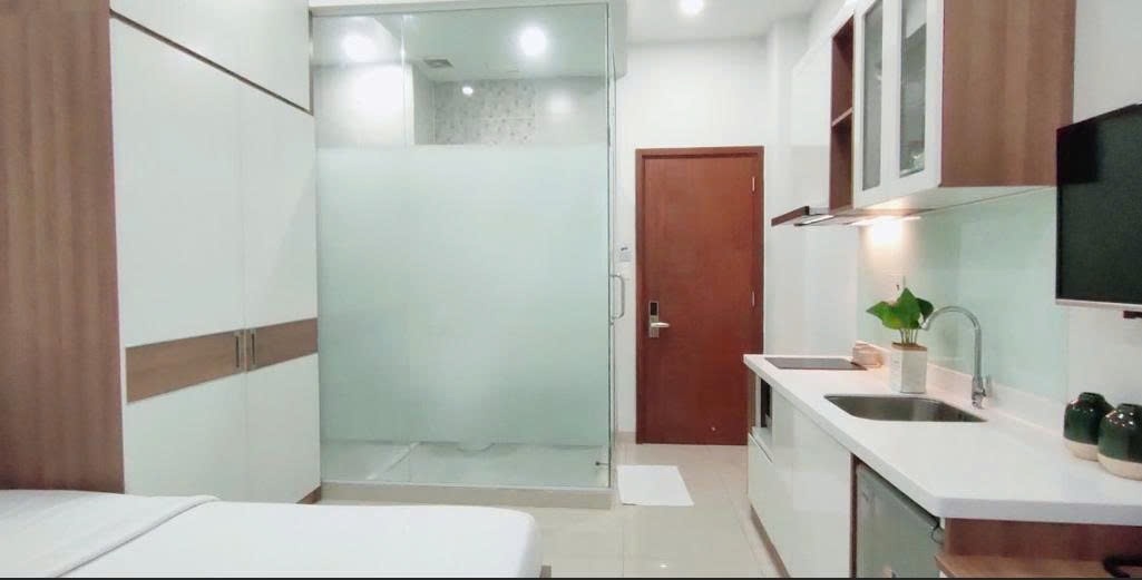 Phòng trọ Studio 20m2 tại PTC House 1 Calmette - Quận 1 - Phòng ngủ