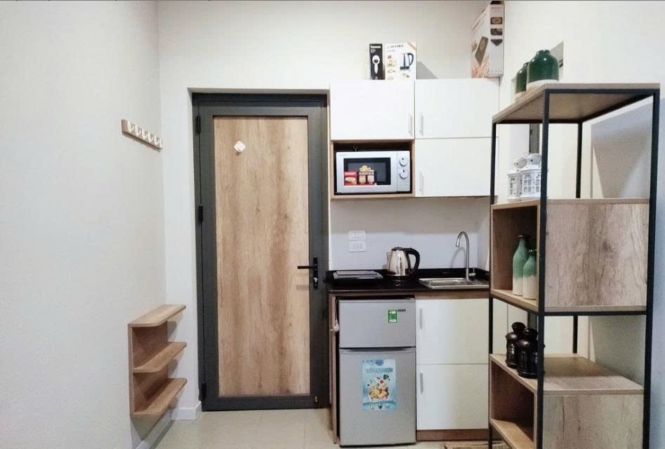 Phòng trọ Studio 20m2 tại PTC House 1 Phạm Ngọc Thạch - Quận 3 - Phòng bếp