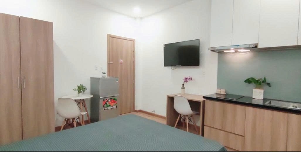Phòng trọ Studio 20m2 tại PTC House 1 Cô Giang - Quận 1 - Phòng ngủ