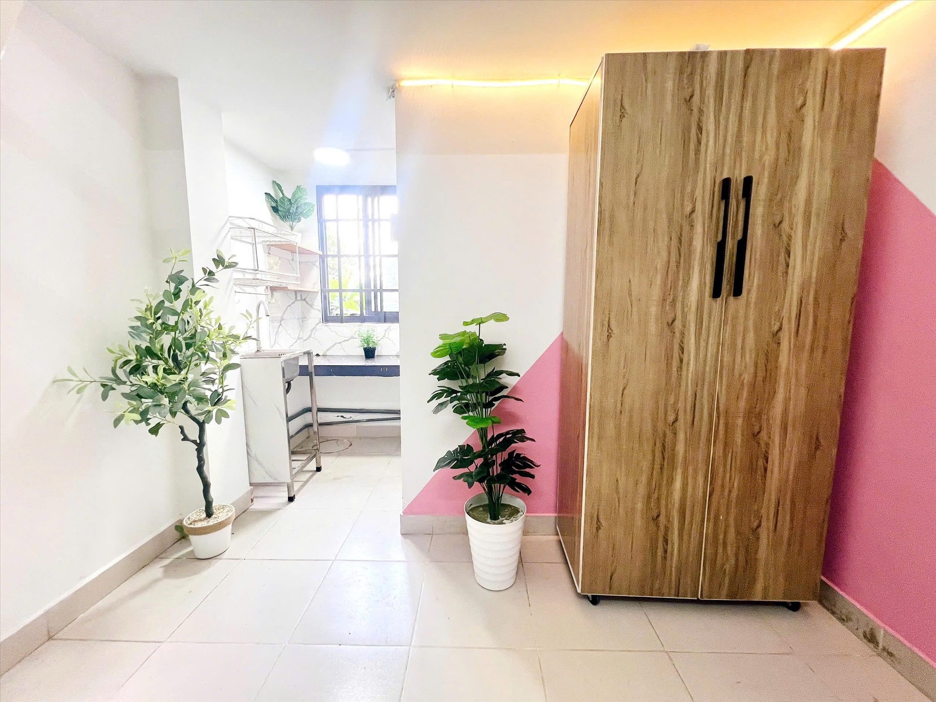 Phòng trọ Duplex 25m2 tại Sweet Home Trần Văn Giàu - Bình Tân - Phòng bếp