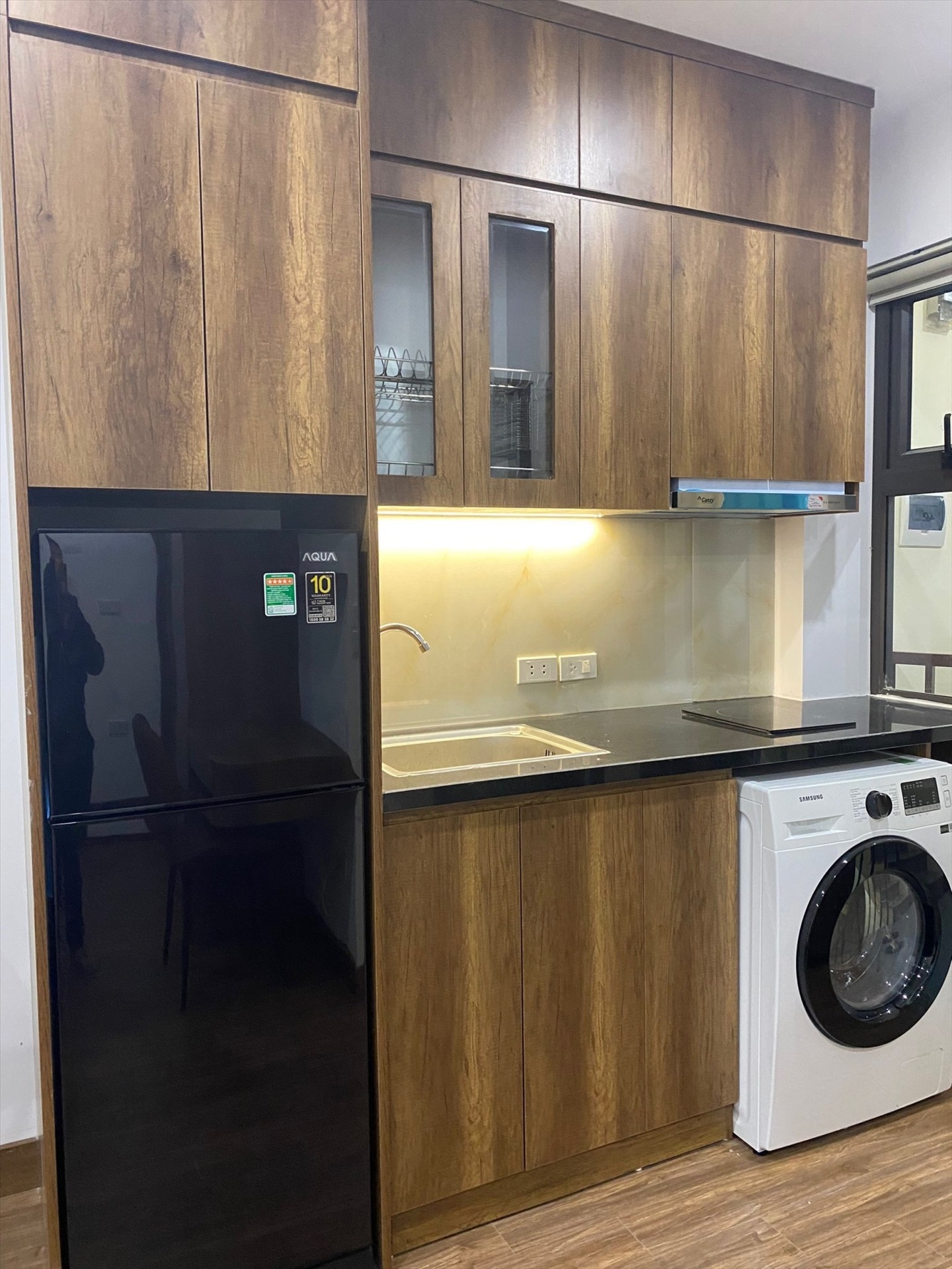 Phòng trọ Studio 25m2 tại THT Land 1 Quan Nhân - Thanh Xuân - Phòng bếp