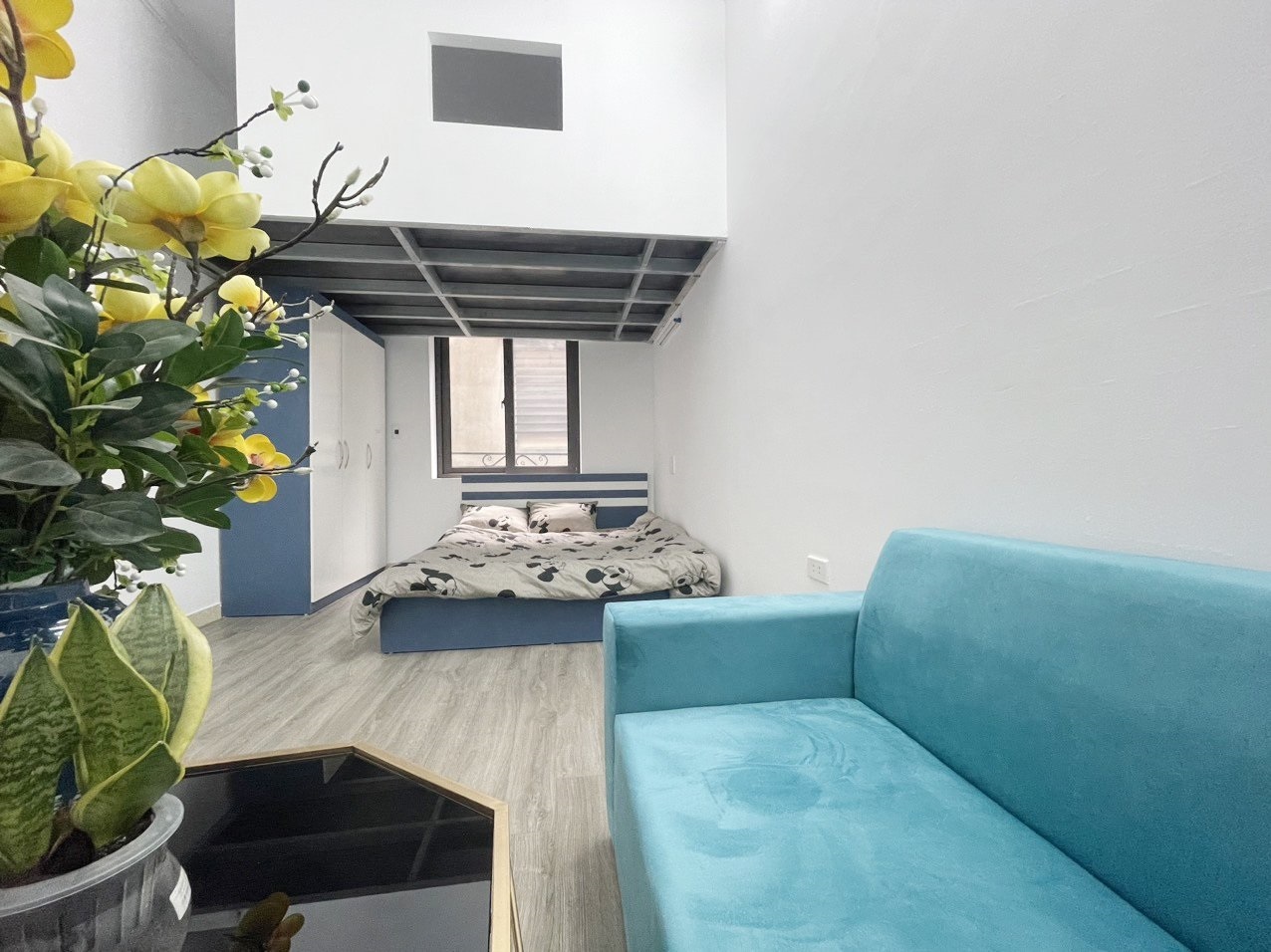 Phòng trọ 1 Phòng ngủ 25m2 tại THT Land Nguyễn Trãi - Thanh Xuân - Phòng khách