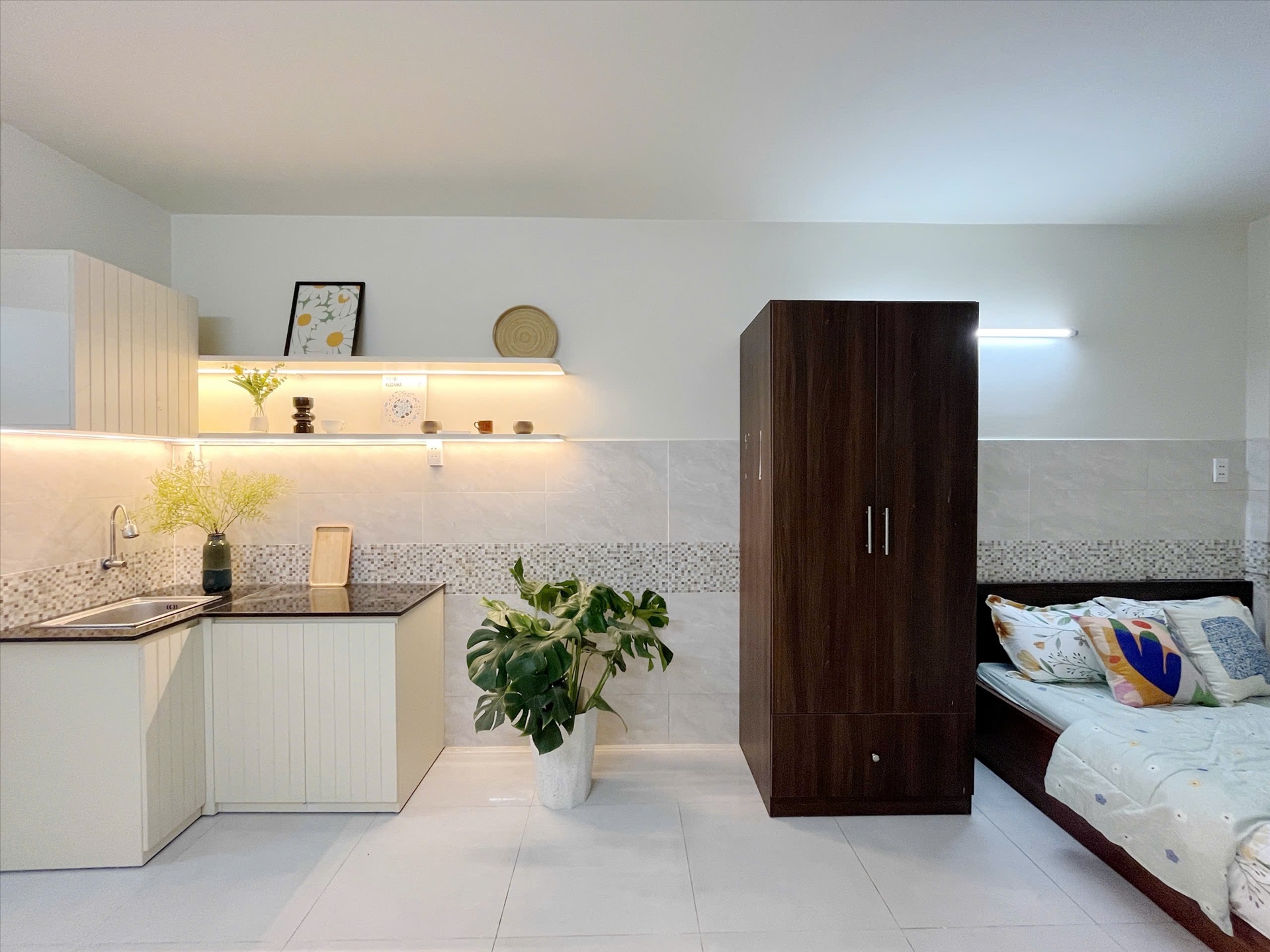 Phòng trọ 1 Phòng ngủ 30m2 tại LightHouse Quốc lộ 13 - Bình Thạnh - Phòng ngủ