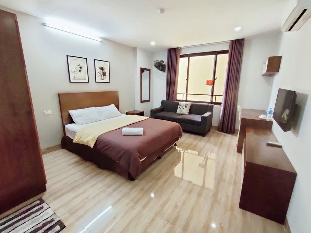 Phòng trọ Studio 30m2 tại PTC House 2 Nguyễn Ngọc Vũ - Cầu Giấy - Phòng ngủ