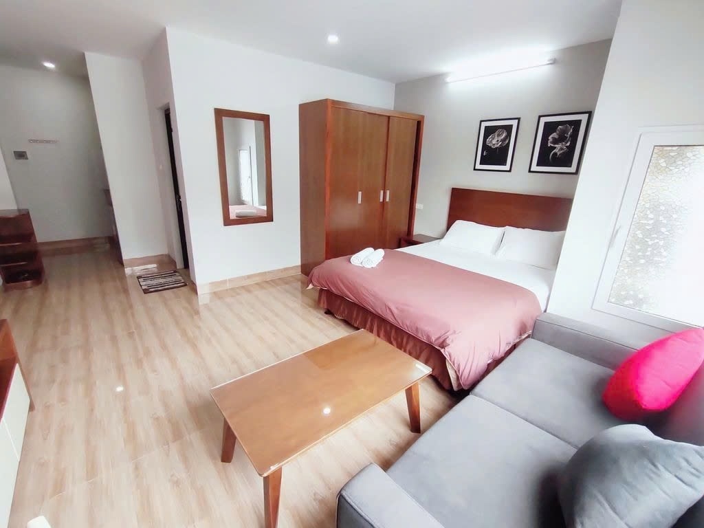 Phòng trọ Studio 30m2 tại PTC House 2 Nguyễn Ngọc Vũ - Cầu Giấy - Phòng ngủ