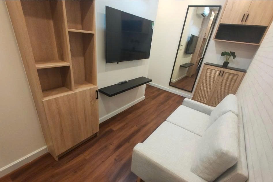 Phòng trọ 1 Phòng ngủ 30m2 tại PTC House Kỳ Đồng - Quận 3 - Phòng khách