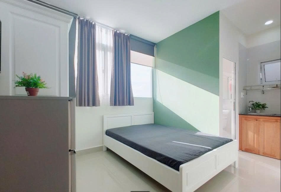 Phòng trọ Studio 10m2 tại PTC House 2 Đường số 3 - Quận 7 - Phòng ngủ