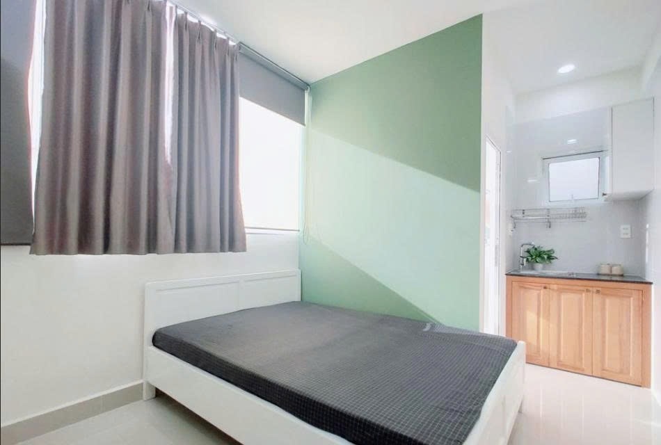 Phòng trọ Studio 10m2 tại PTC House 2 Đường số 3 - Quận 7 - Phòng ngủ