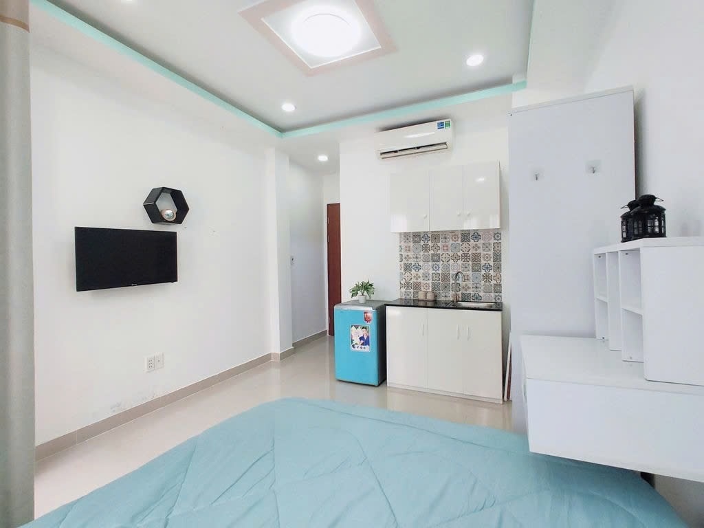 Phòng trọ Studio 20m2 tại PTC House Nguyễn Công Trứ - Quận 1 - Phòng ngủ