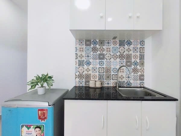Phòng trọ Studio 20m2 tại PTC House Nguyễn Công Trứ - Quận 1 - Phòng bếp