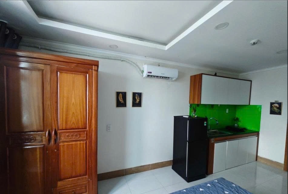 Phòng trọ Studio 25m2 tại PTC House 2 Đường số 77 - Quận 7 - Phòng ngủ