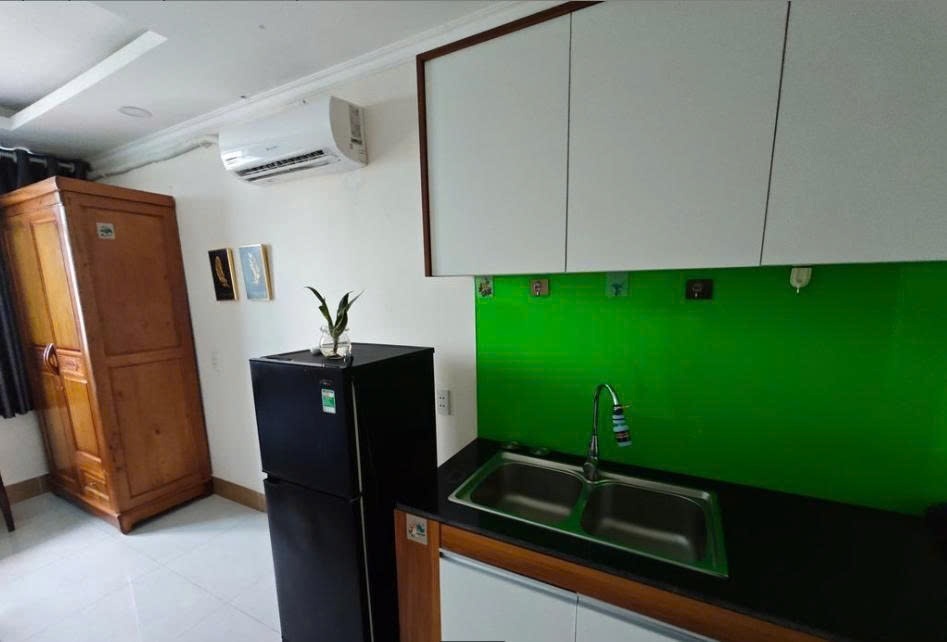 Phòng trọ Studio 25m2 tại PTC House 2 Đường số 77 - Quận 7 - Phòng bếp