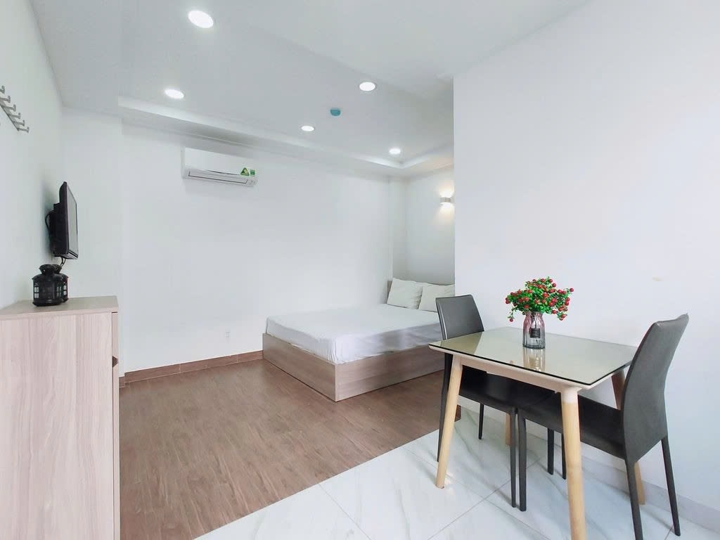 Phòng trọ Studio 20m2 tại PTC House Cánh Mạng Tháng Tám - Quận 10 - Phòng ngủ