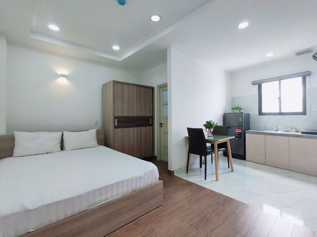 Phòng trọ Studio 20m2 tại PTC House Cánh Mạng Tháng Tám - Quận 10 - Phòng ngủ