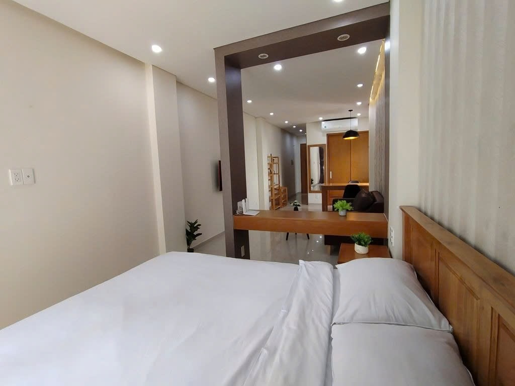 Phòng trọ Studio 40m2 tại PTC House 7 Trần Hưng Đạo - Quận 1  - Phòng ngủ