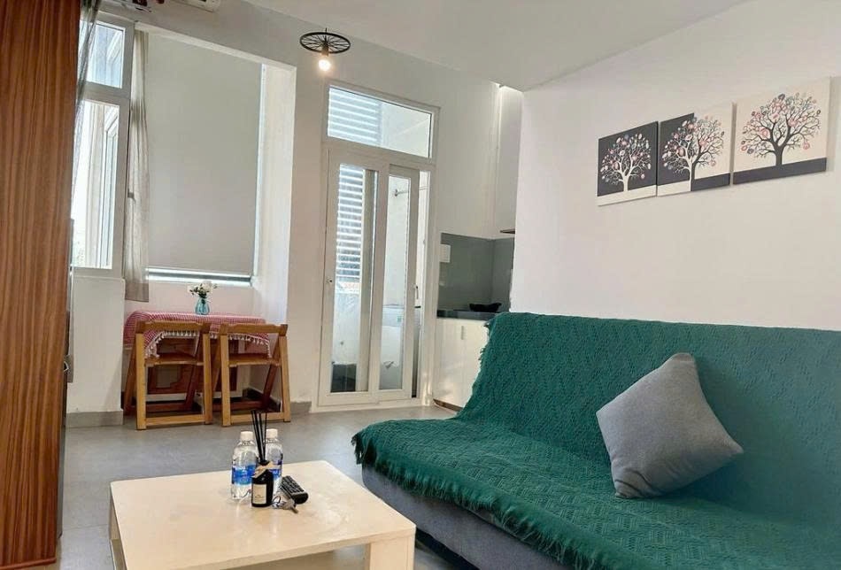 Phòng trọ Duplex 16m2 tại PTC House 2 Đường số 1 - Quận 7 - Phòng khách