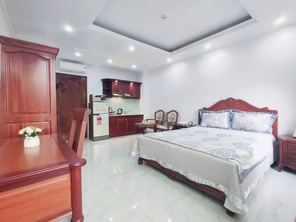 Phòng trọ Studio 22m2 tại PTC House Nam Quang - Quận 7  - Phòng ngủ