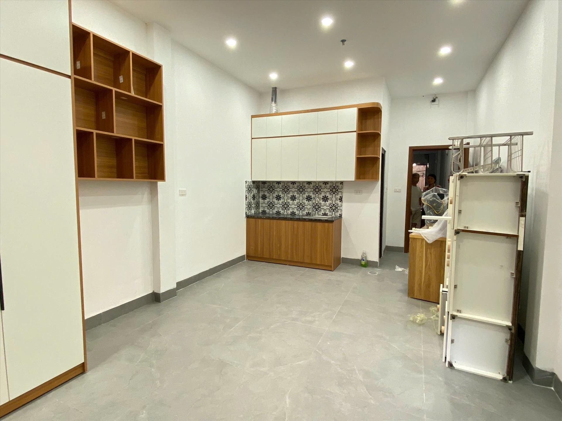 Phòng trọ Studio 40m2 tại Suha Home Đại Linh - Nam Từ Liêm - Phòng bếp