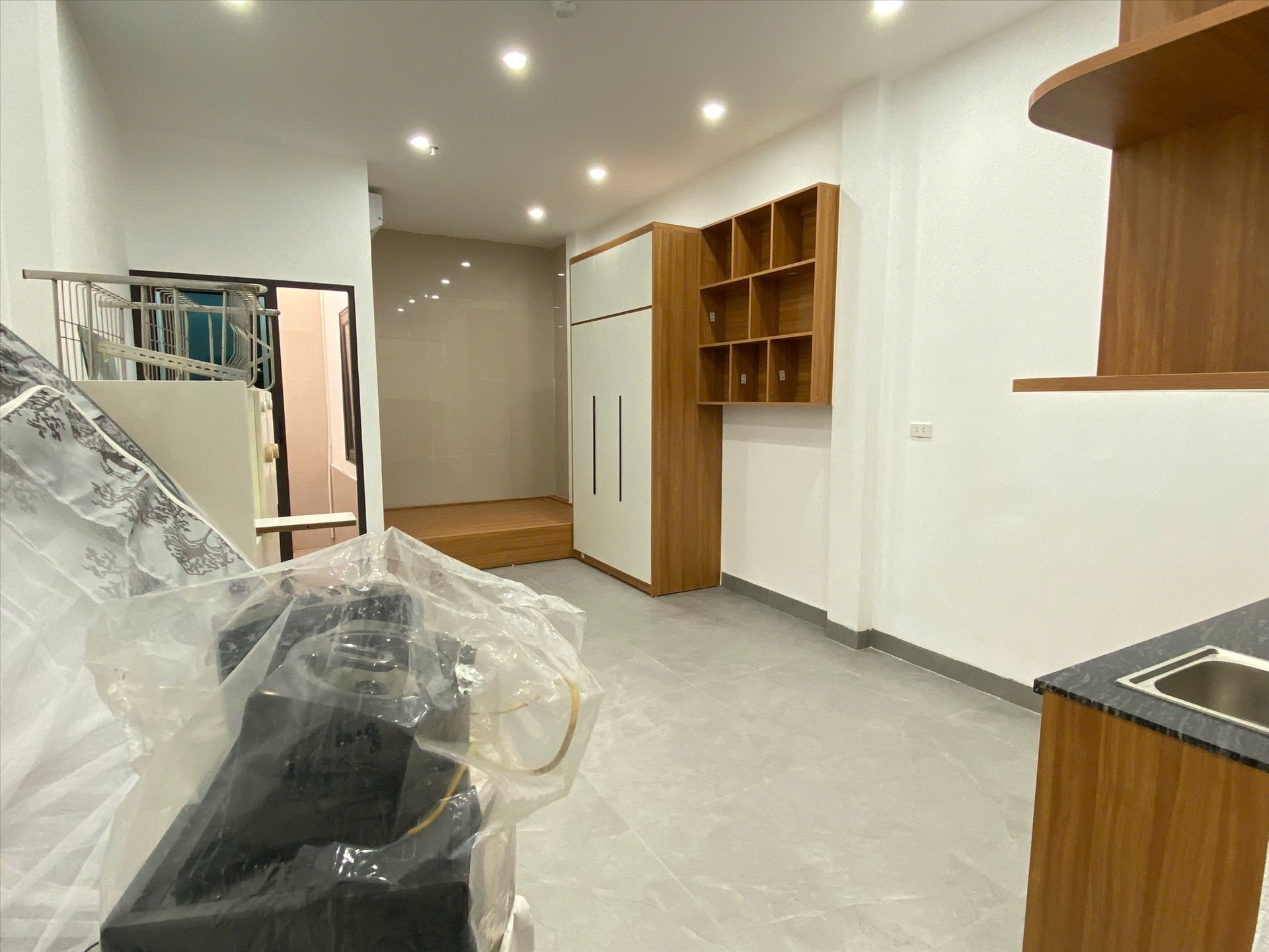 Phòng trọ Studio 40m2 tại Suha Home Đại Linh - Nam Từ Liêm - Phòng ngủ