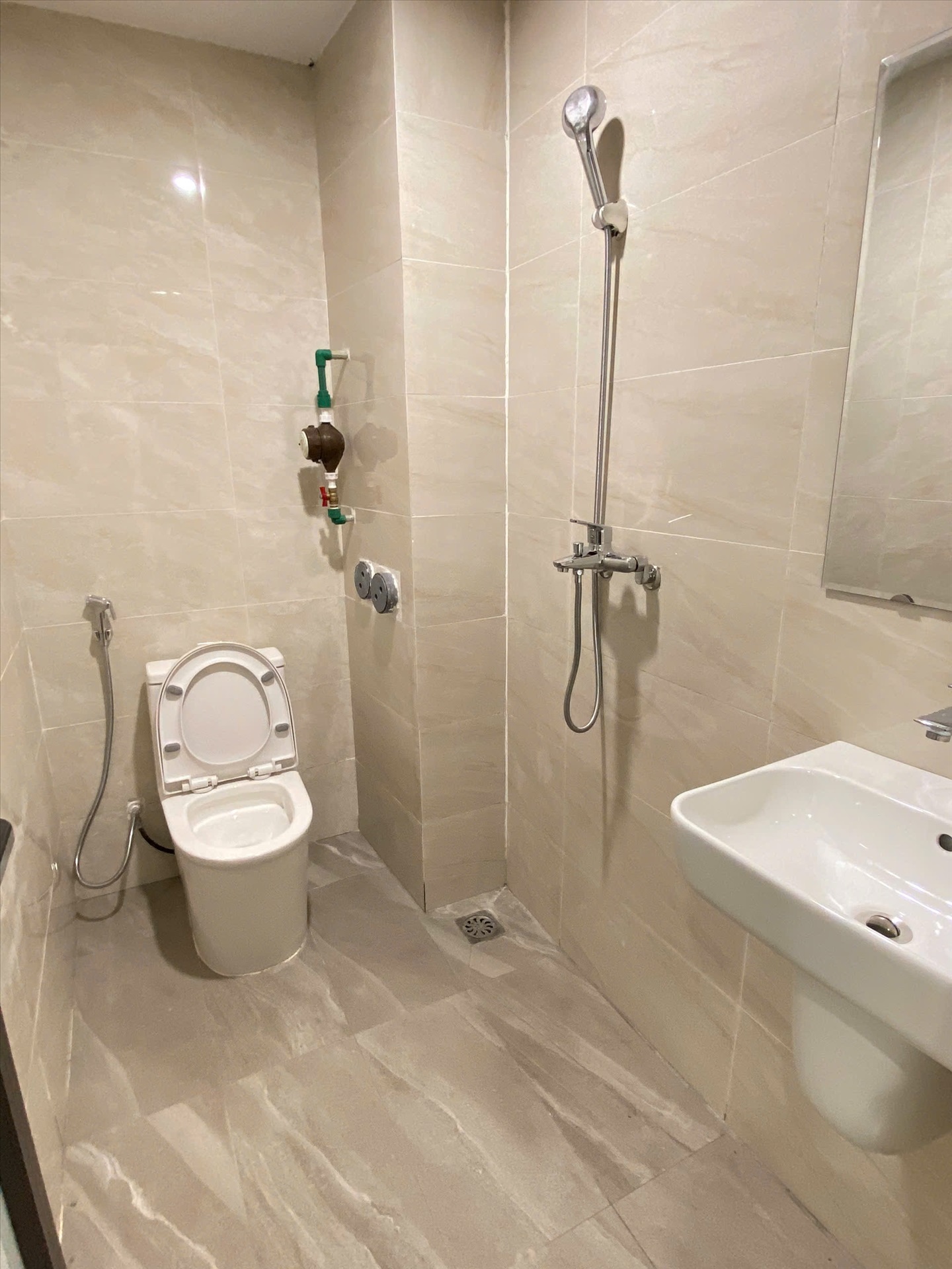 Phòng trọ Studio 40m2 tại Suha Home Đại Linh - Nam Từ Liêm - Phòng tắm