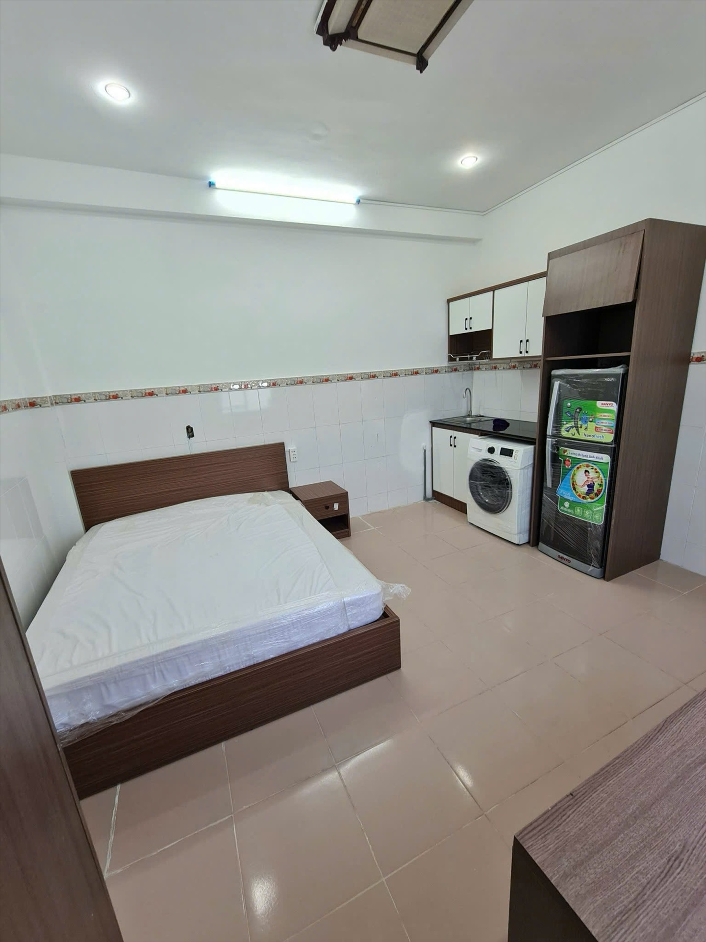 Phòng trọ Studio 25m2 tại HN Home Thanh Đa - Bình Thạnh - Phòng ngủ