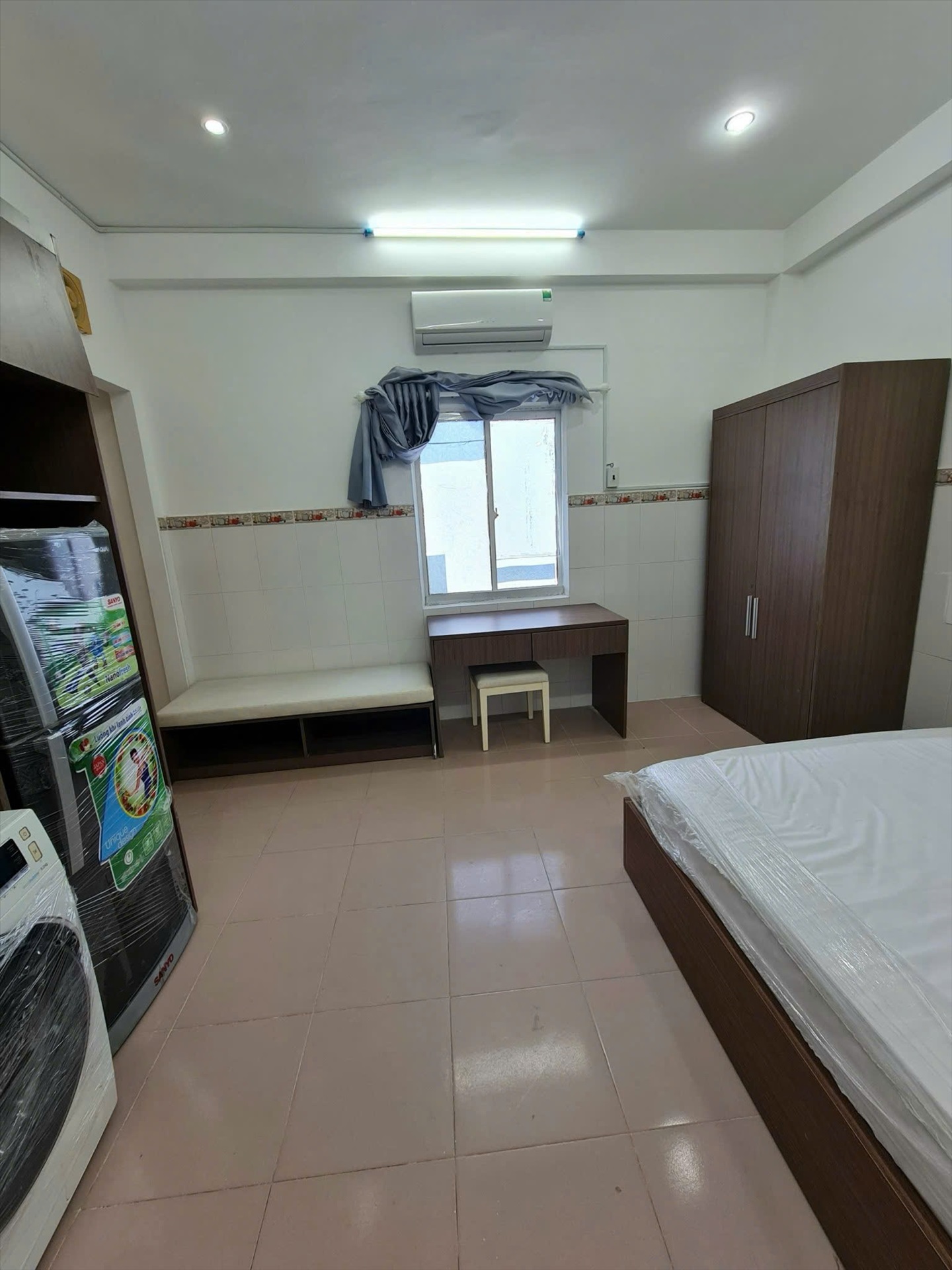 Phòng trọ Studio 25m2 tại HN Home Thanh Đa - Bình Thạnh - Phòng ngủ