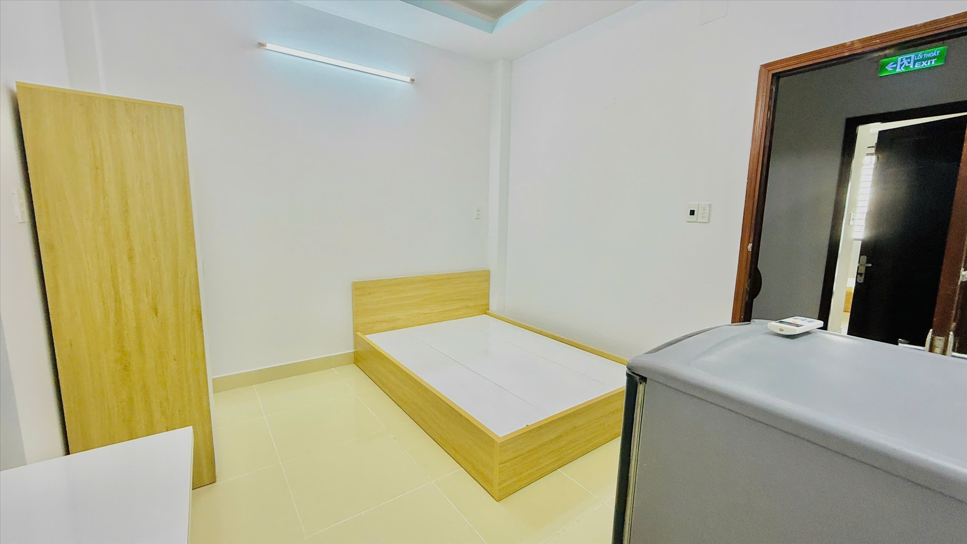 Phòng trọ Studio 20m2 tại Jinjoo Home Phạm Văn Chiêu - Gò Vấp - Phòng ngủ