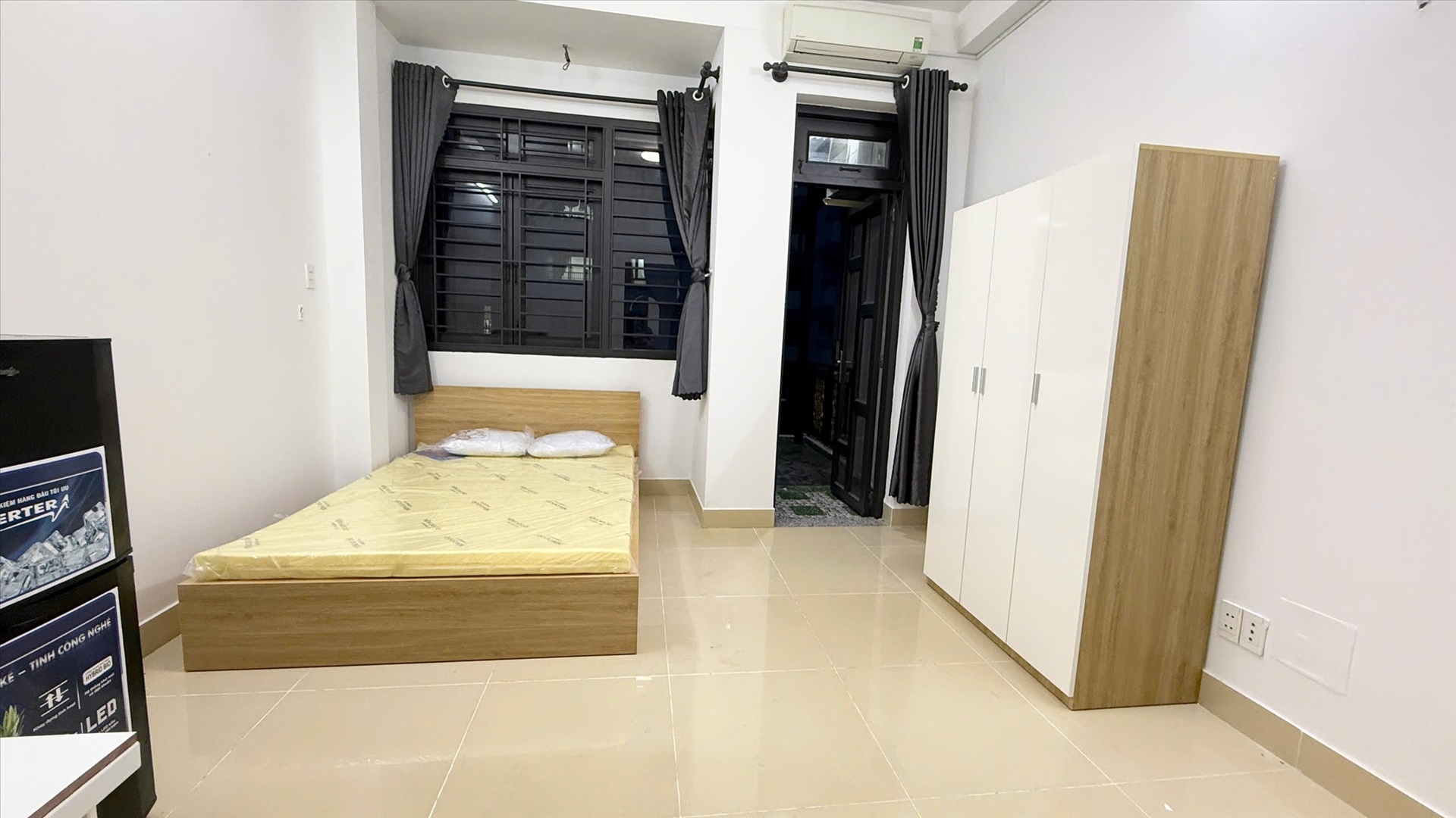 Phòng trọ Studio 25m2 tại Jinjoo Home Phạm Văn Chiêu - Gò Vấp - Phòng ngủ