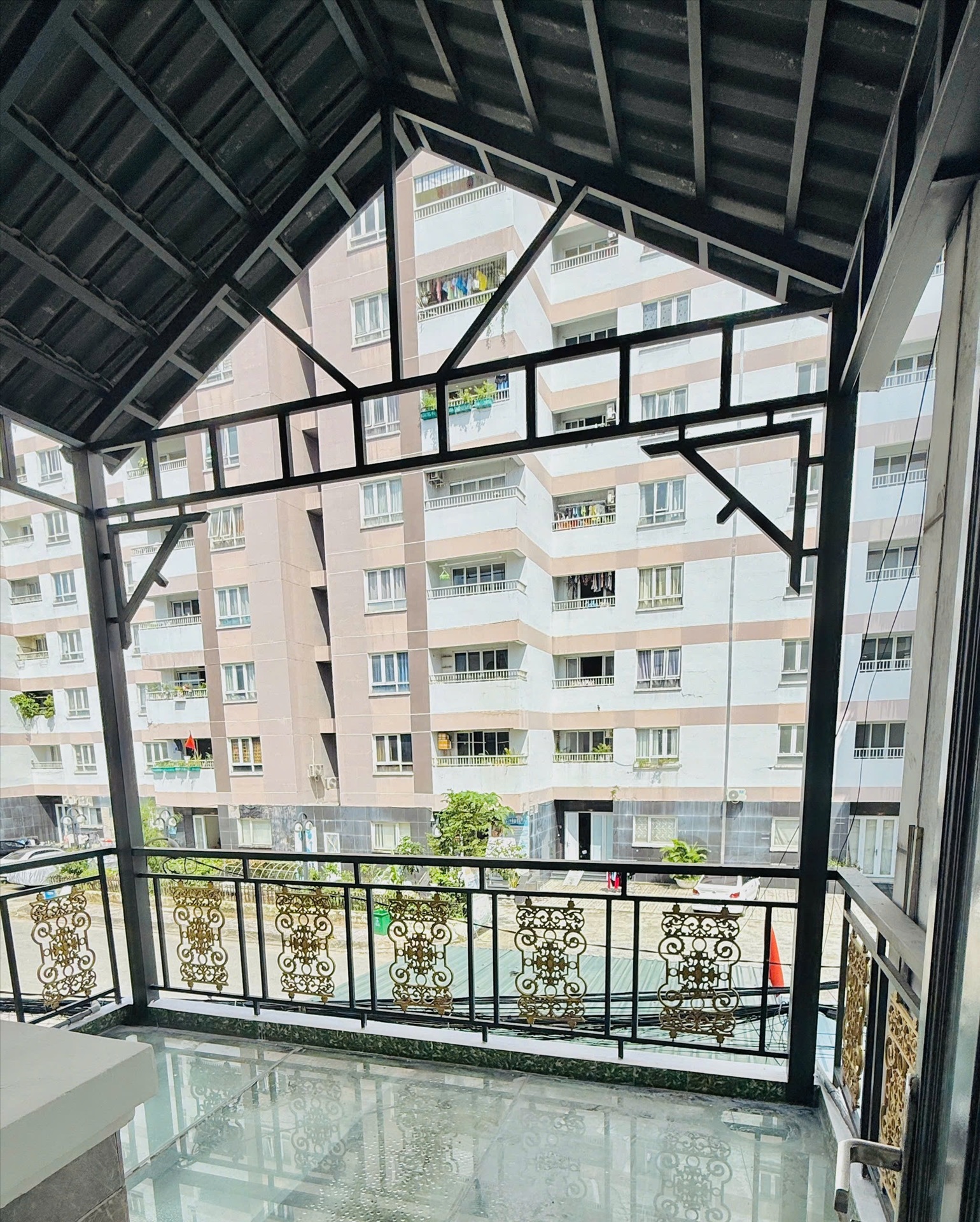 Phòng trọ Studio 25m2 tại Jinjoo Home Phạm Văn Chiêu - Gò Vấp - Ban công