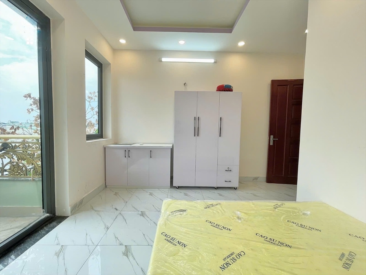 Phòng trọ Studio 25m2 tại TV Home Nguyễn Oanh - Gò Vấp - Phòng ngủ