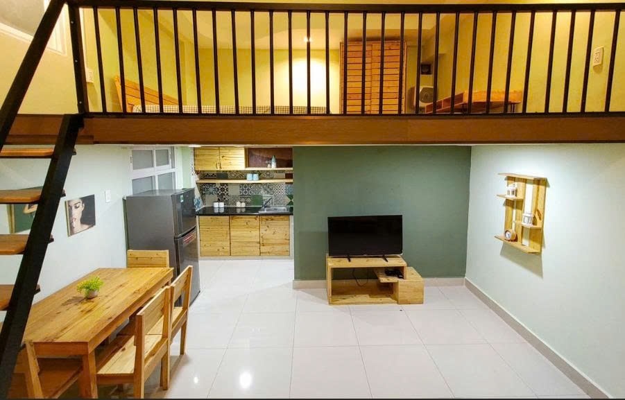 Phòng trọ Duplex 45m2 tại PTC House Lê Văn Lương - Quận 7 - Phòng khách