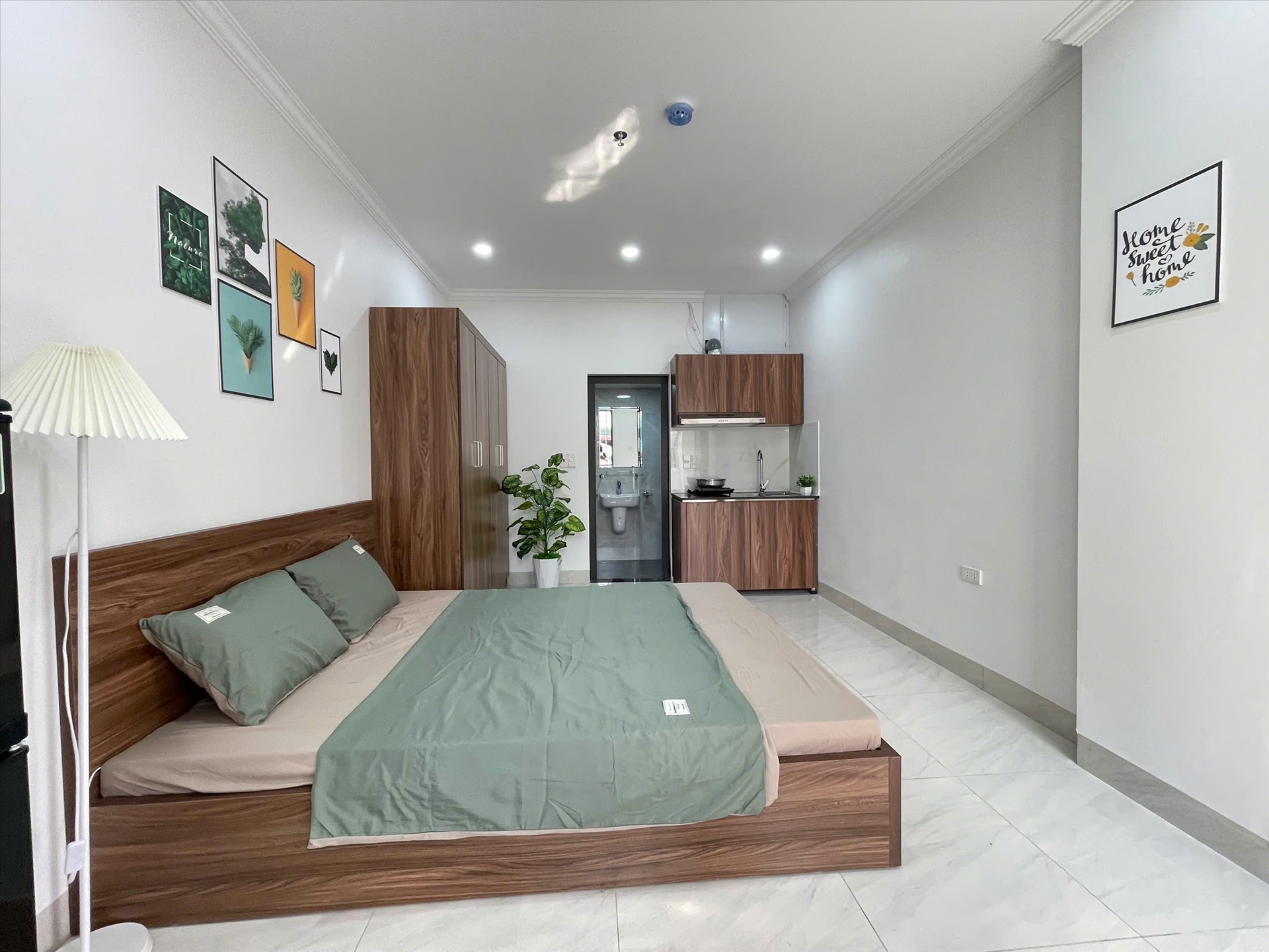 Phòng trọ Studio 25m2 tại CTC Home Mỹ Đình - Nam Từ Liêm - Phòng ngủ